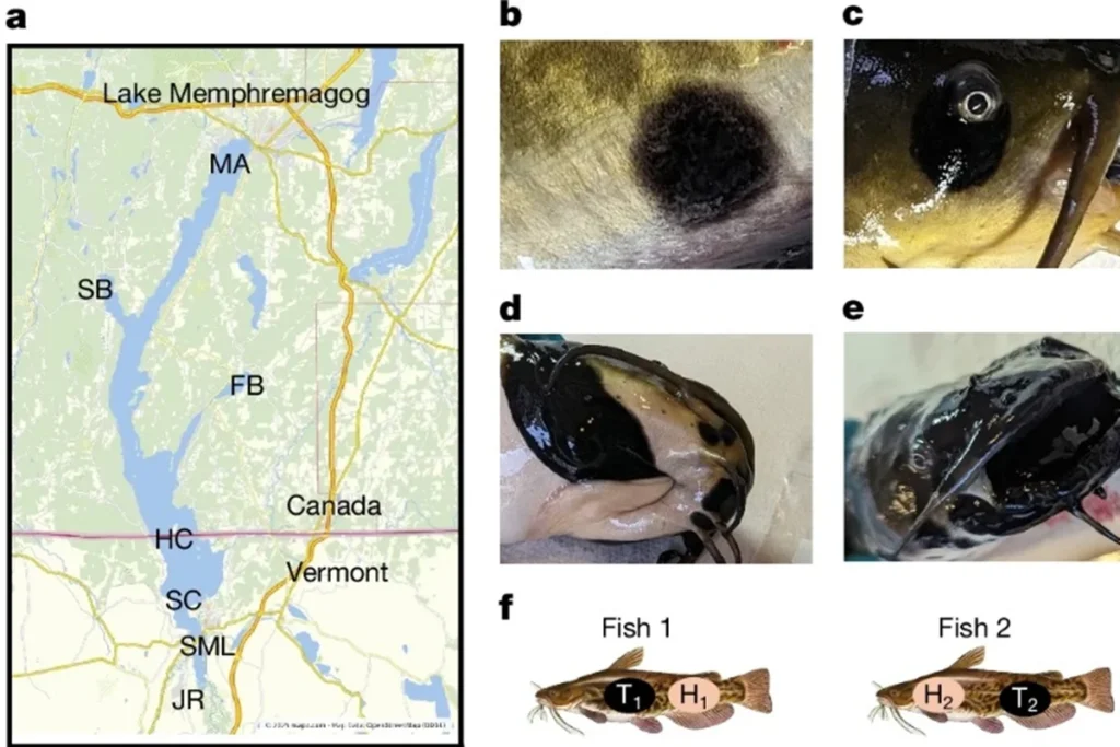 Pesquisadores identificam câncer transmissível em bagres do lago Memphremagog