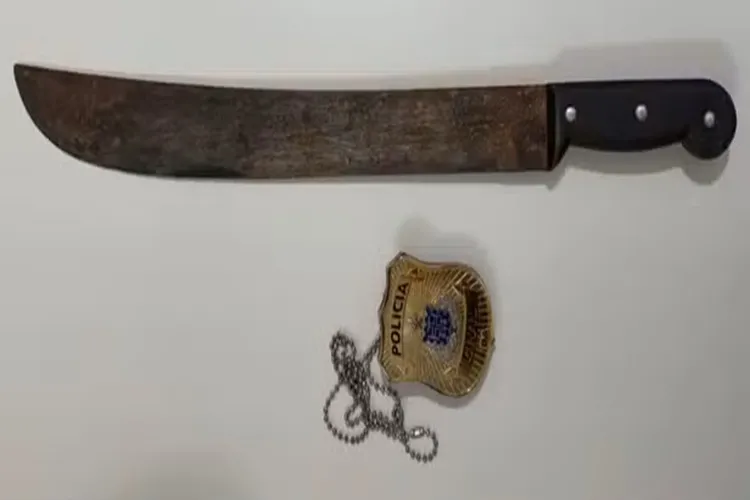 Duas crianças ficam feridas ao defender mãe de ataque com facão em Santa Bárbara (BA)